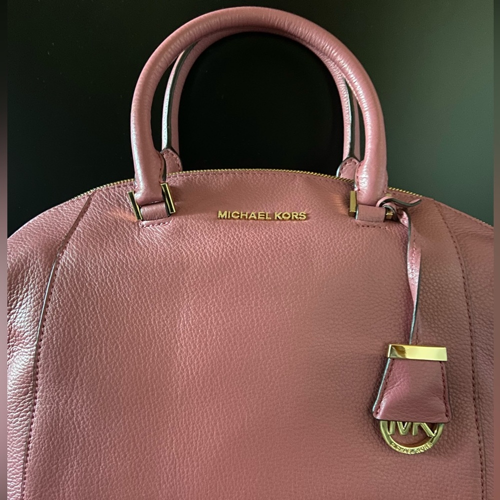 Michael Kors Riley Lg Satchel Tulip